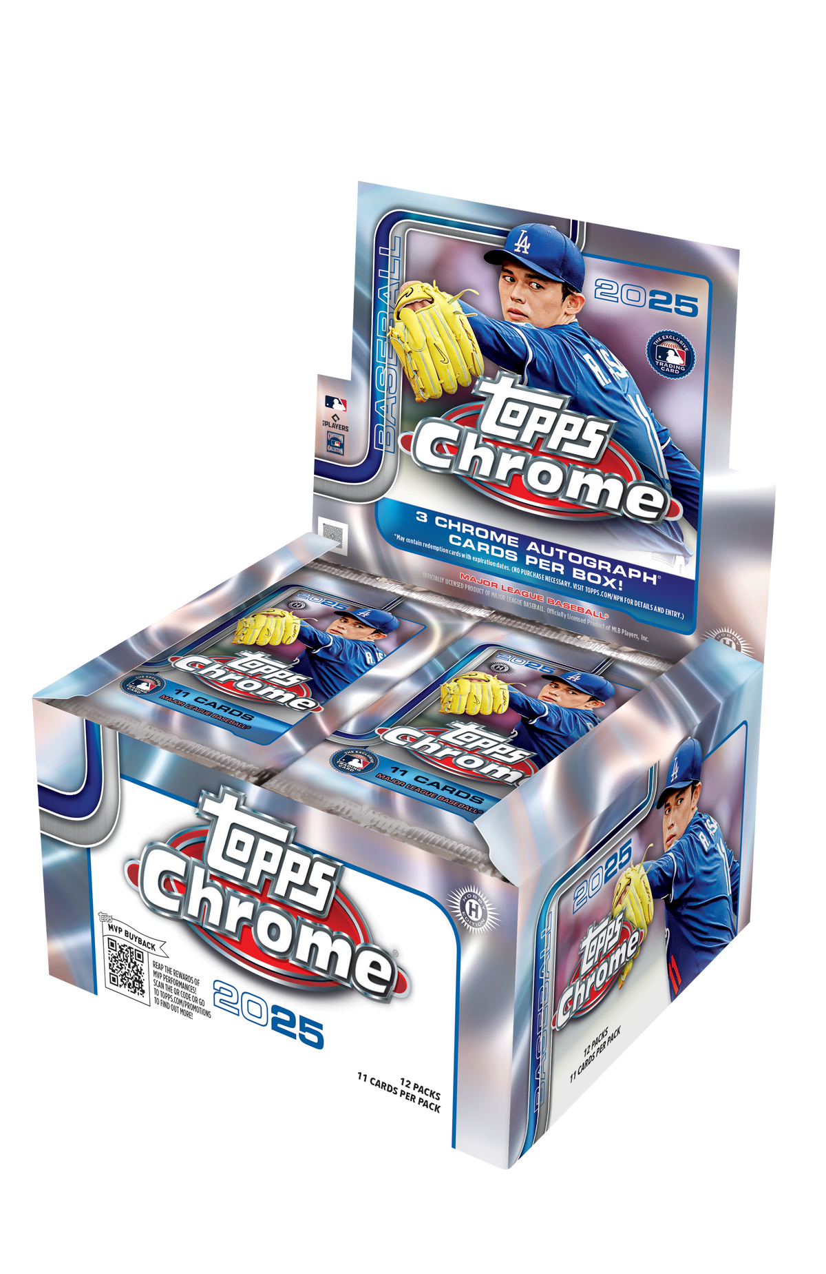 2025 Topps Chrome® Baseball - Hobby Jumbo Box