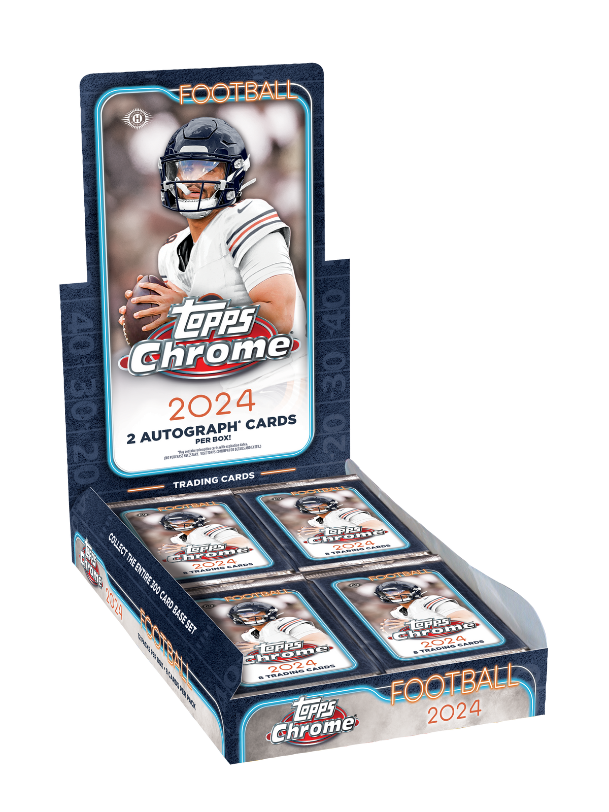 Topps Football Chrome 2024 Hobby Case