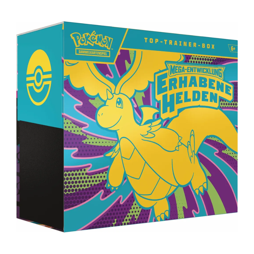 2026 Pokémon Karten Top-Trainer-Box Mega-Entwicklung - Erhabene Helden