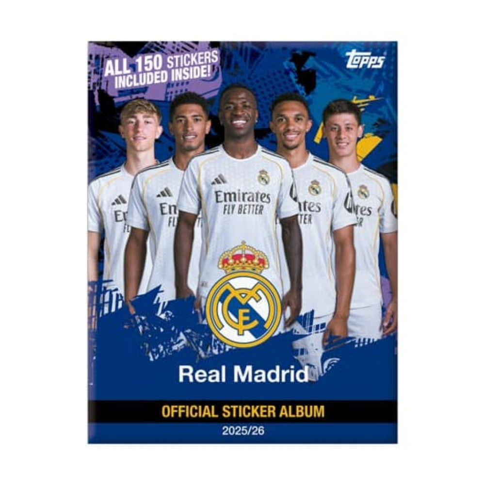 Topps Real Madrid 2025/26 Sticker Komplett-Set 150 Sticker