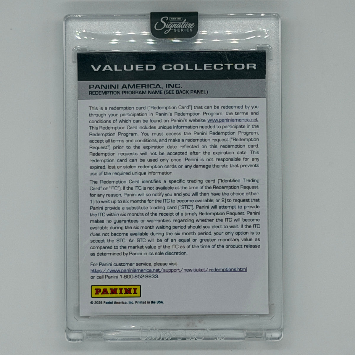 Ryan Nembhard NBA Basketball Panini 2025 Signature Series Redemption Auto