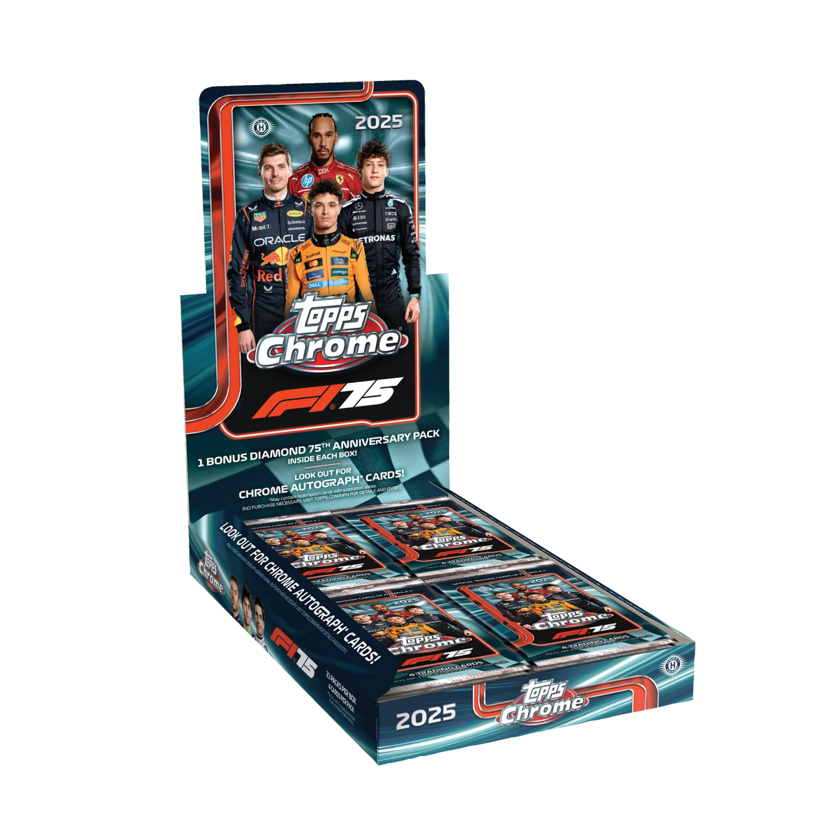 Topps Chrome F1 Formula 1® 2025 Hobby Box