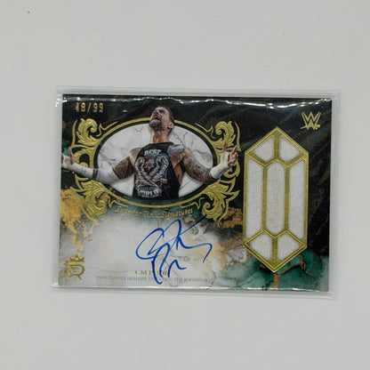 CM Punk Royalty WWE Topps 2025 Patch Auto /99