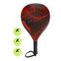 Adernix Padel Set Schläger mit 3 Bällen (versch. Farben)
