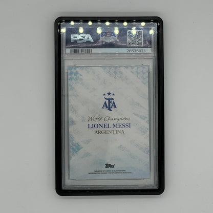 Lionel Messi Argentina Soccer Topps 2022 Argentina World Cup Auto /10