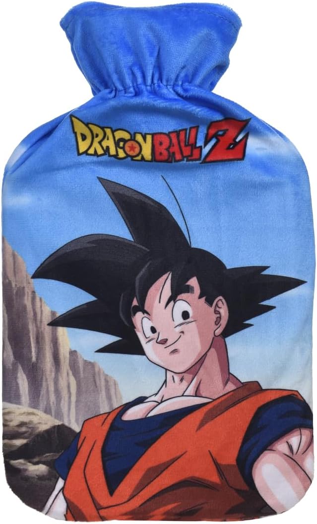 Take Care - Dragon Ball Z, Wärmflasche, mit Bezug, Wärmflasche für Therapie, Warmwasser, Gummi, kalt, Winter, Kinder, Erwachsene