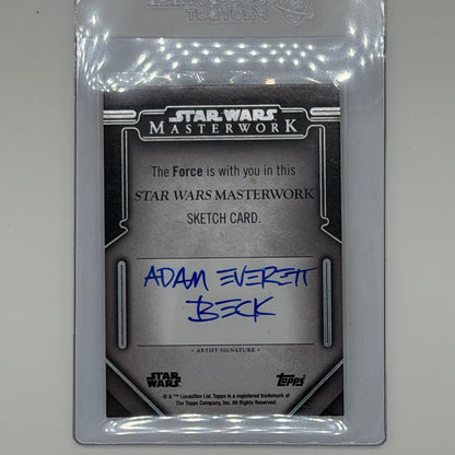 Roos Tarpals Star Wars Masterwork Sketch by Adam Evertt Beck 1/1