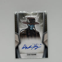 Dorian King as Cad Bane Star Ware Masterwork Topps Auto