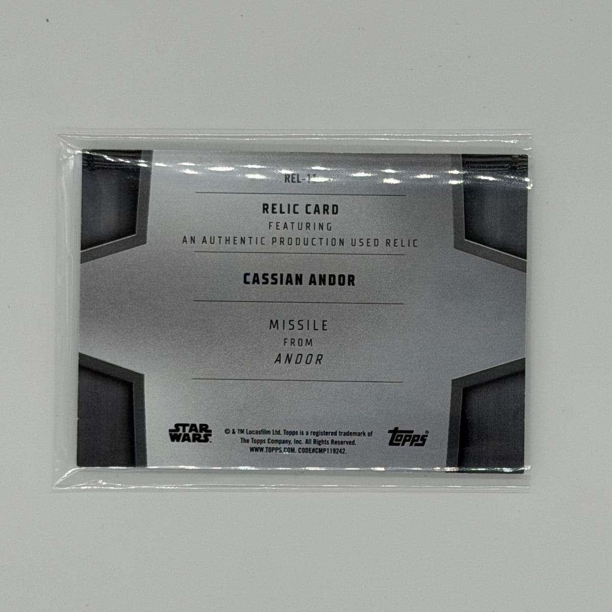 Missile as Cassian Andor Star Wars Masterwork Relic /25
