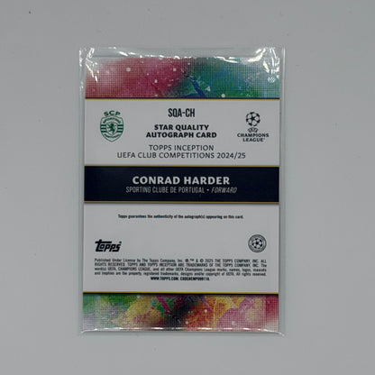 Conrad Harder Sporting Club Portugal Topps Inception Rookie Auto