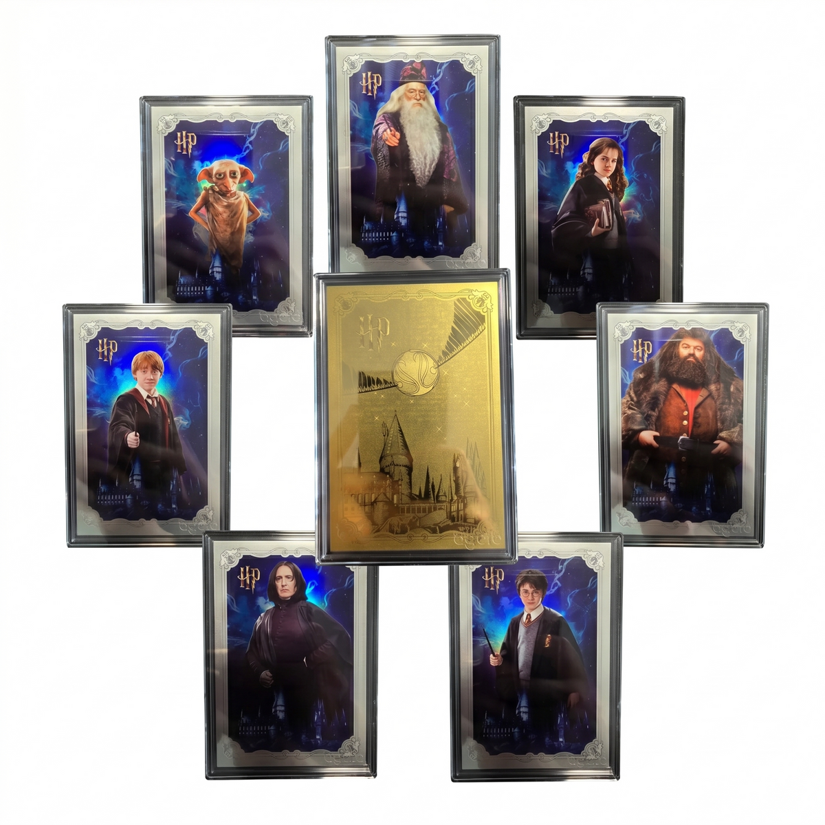 5g 999 Pures Gold Agoro Harry Potter 25 Years of Magic 8 Card Full Set Silver + Gold Cards 100/150