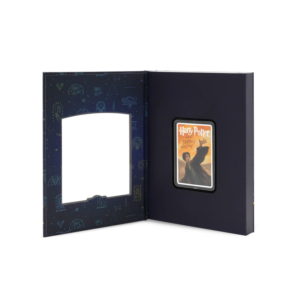 Agoro Harry Potter Book Covers: Harry Potter and the Deathly Hallows 2oz Silver