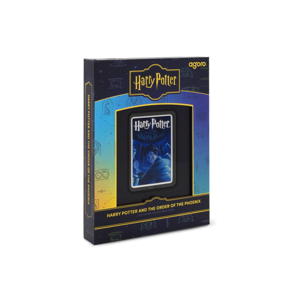 Agoro Harry Potter Book Covers: Harry Potter and the Order of the Phoenix 2oz Silver