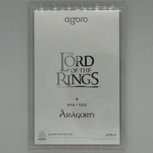Aragorn The Lord Of The Rings Agoro 5g 999 Pure Silver Tier 1 0114/1200