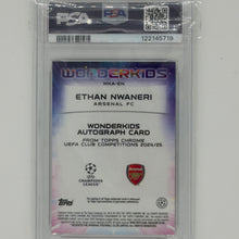 Ethan Nwaneri Topps Chrome UCC 2024-25 Wonderkids Rookie Auto PSA 9 /75