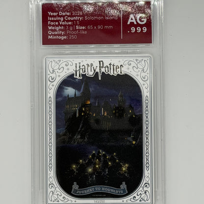Journey to Hogwarts Harry Potter PCCards 2026 3g Pure Silver Coin /250