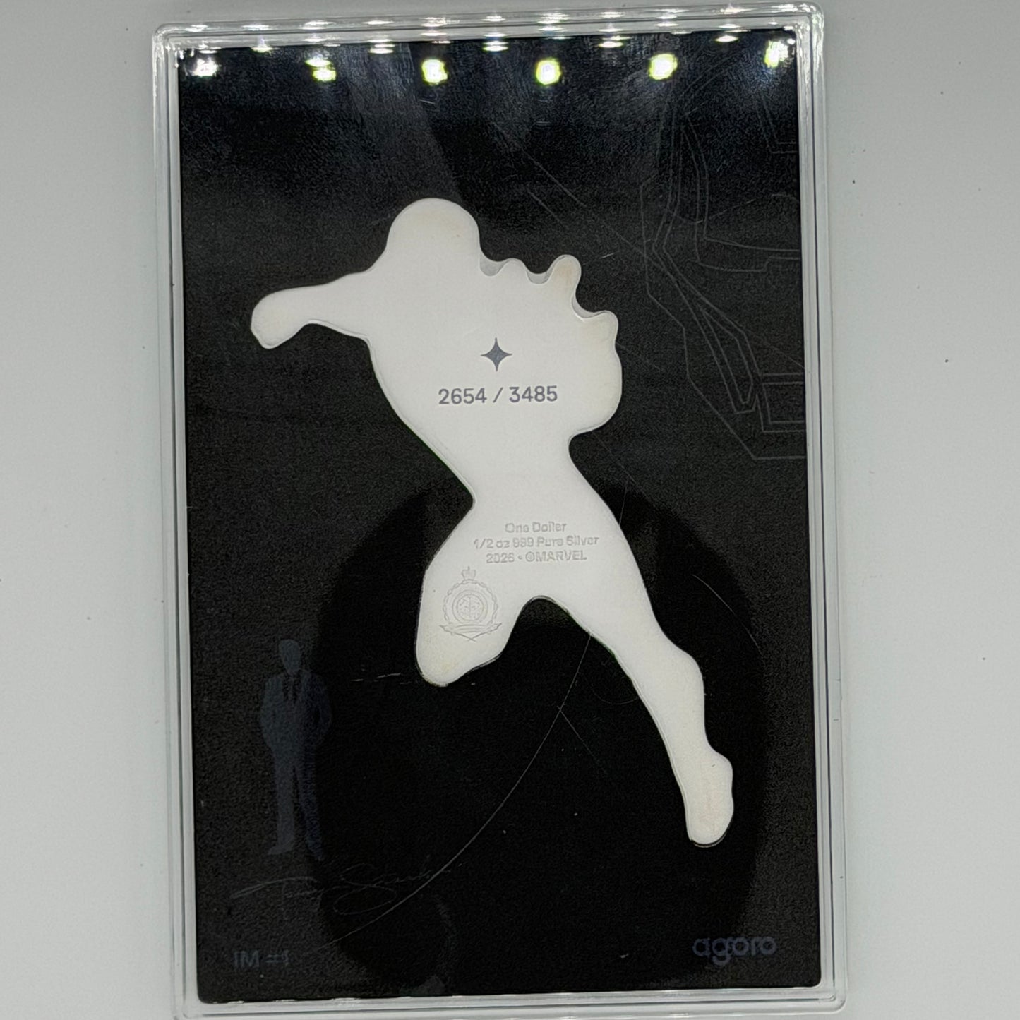 Iron Man Marvel Agoro 2025 Pure Silver 5g 999 /3485