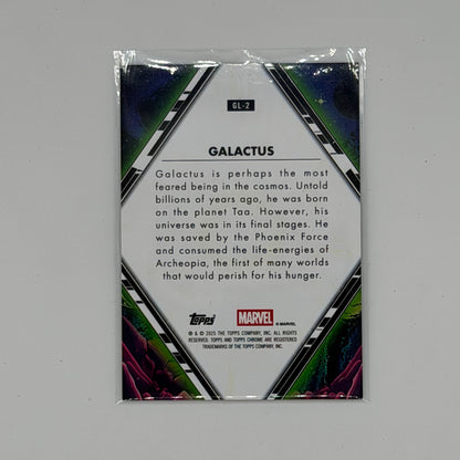 Galactus Marvel Topps 2025 Chrome Galactic Legends /50