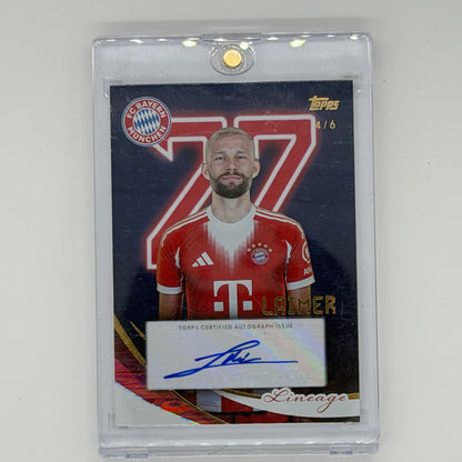 Konrad Laimer FC Bayern München Bundesliga Soccer Topps 2026 Lineage Auto /6