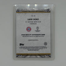 Luis Diaz FC Bayern München UEFA CL Soccer Topps 2026 Inception Auto /99