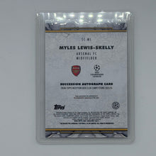 Myles Lewis-Skelly Arsenal UEFA Soccer Topps 2026 Inception Succession Auto /99
