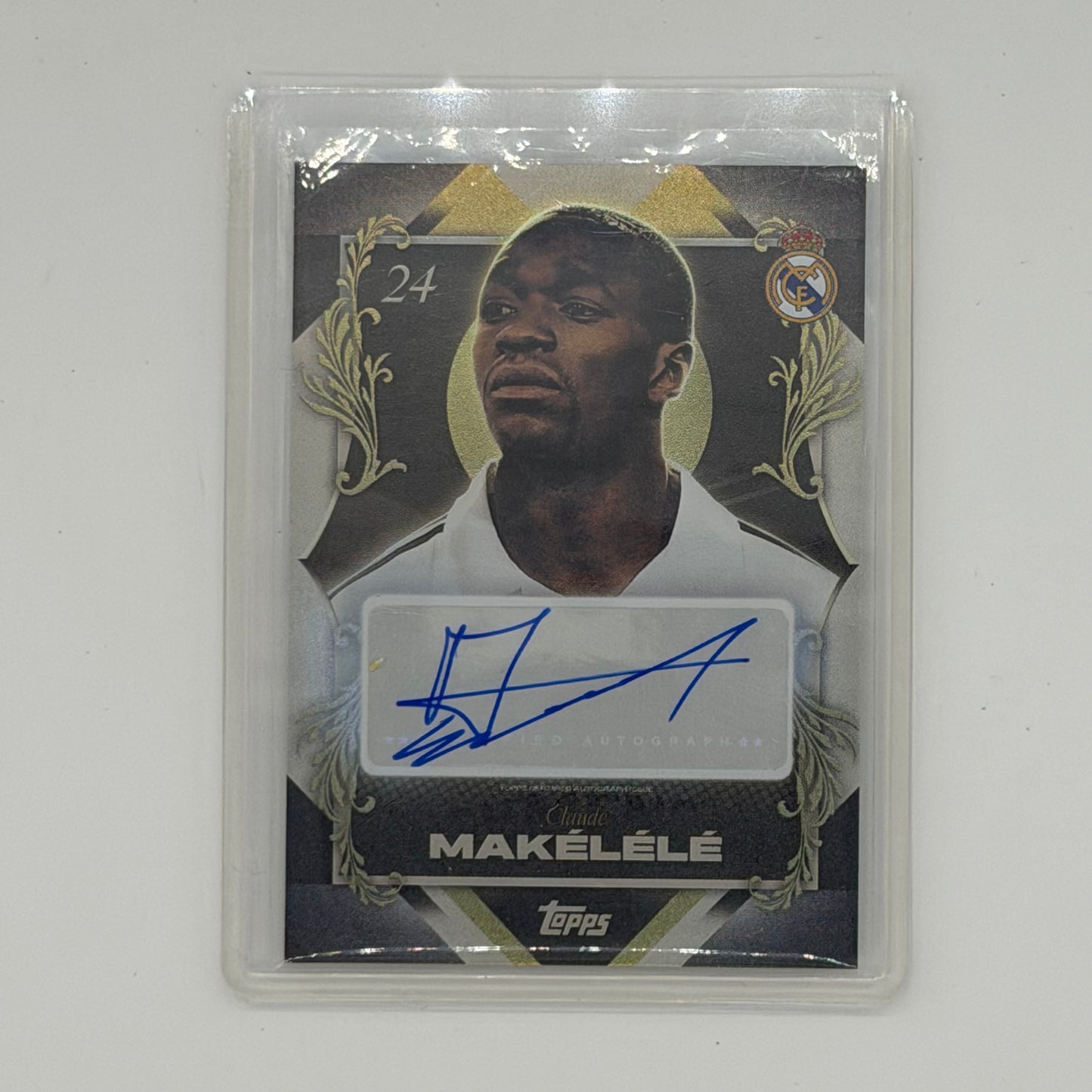 Claude Makelele Real Madrid Soccer Topps 2025 Blancos Auto