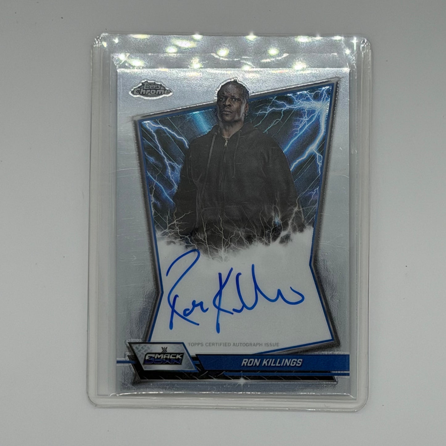Ron Killings Smackdown Wrestling Topps 2026 Chrome WWE Auto