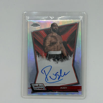 Rusev Raw Wrestling Topps 2026 Chrome WWE Auto