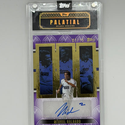 Michel Salgado Real Madrid Soccer Topps 2024-25 Palatial Auto /15