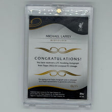 Michael Laffey Liverpool FC Soccer Liverpool FC Lineage 2022-23 Auto /75