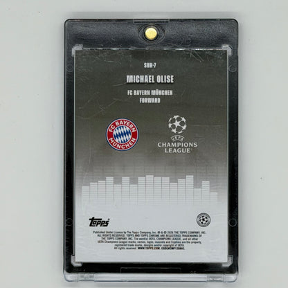 Michael Olise Bayern München Champions League Soccer Topps 2026 Chrome Silenced /25