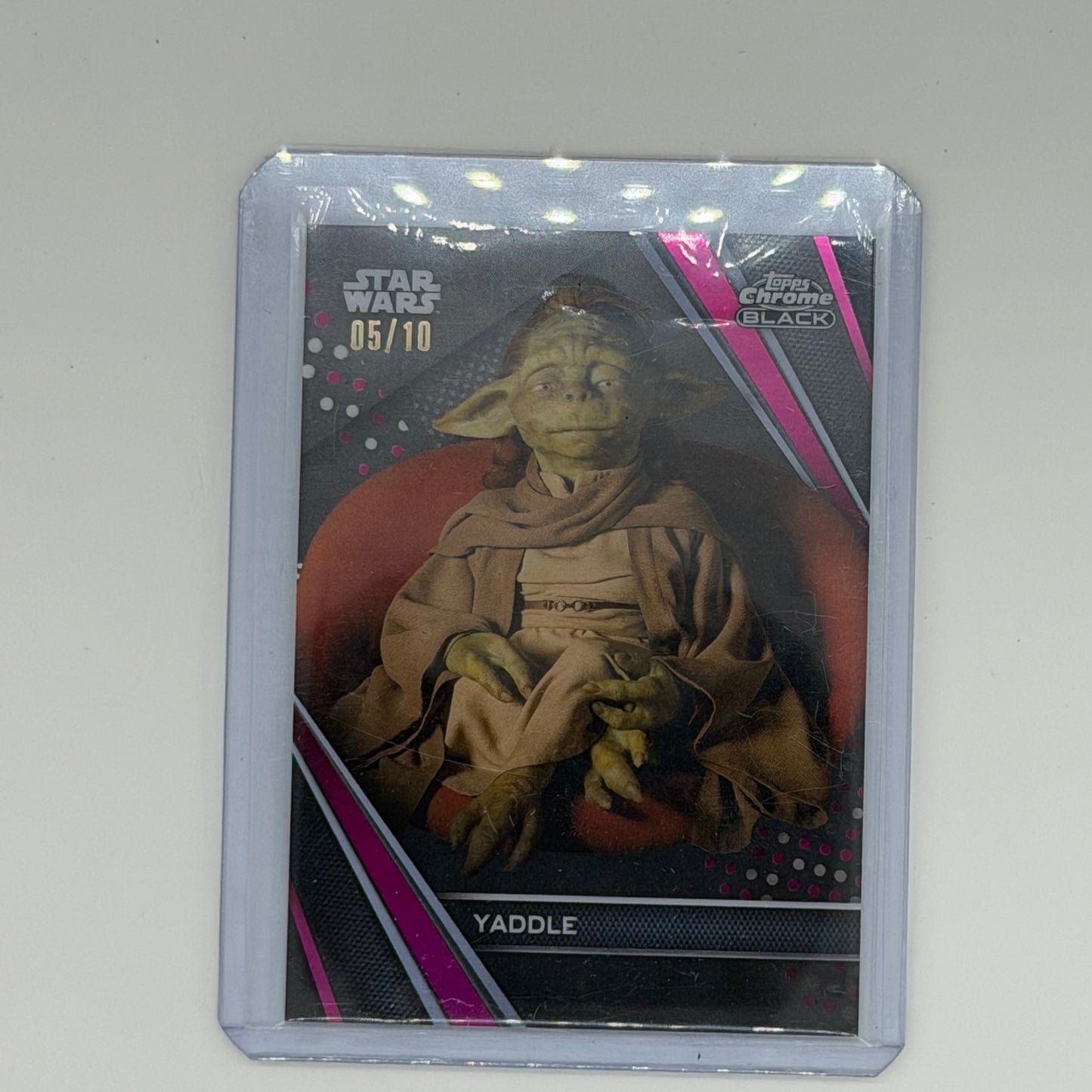 Yaddle Star Wars Topps 2026 Chrome Black /10