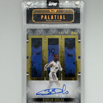 Nicolas Anelka Real Madrid Soccer Topps 2025 Palatial Auto /10