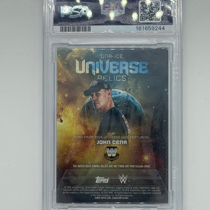 John Cena Wrestling WWE Topps 2025 Universe /299 PSA 7