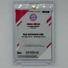 Thomas Müller FC Bayern Bundesliga Soccer Topps 2025 Chrome Bundesliga Auto /25