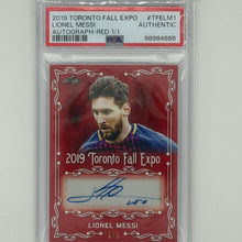 Lionel Messi Soccer Leaf 2019 Toronto Fall Expo Auto 1/1