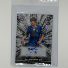 Reggie Walsh Chelsea FC UEFA Soccer Topps 2025-26 Chrome Black Lazer Auto
