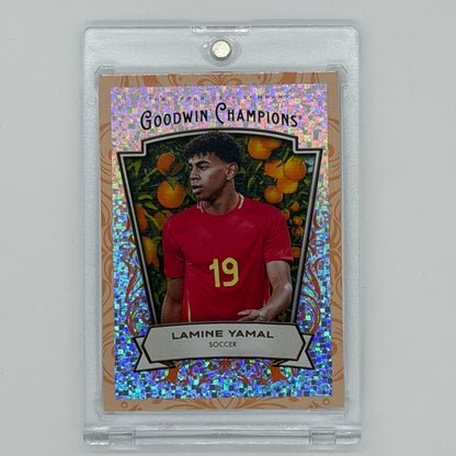 Lamine Yamal Soccer Upper Deck 2026 Goodwin Champions Orange Dots /399
