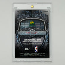 Ray Allen Sonics NBA Basketball Topps 2025 Chrome Signature Style Auto