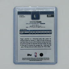 Cooper Flagg Dallas Mavericks NBA Basketball Topps 2025 Chrome