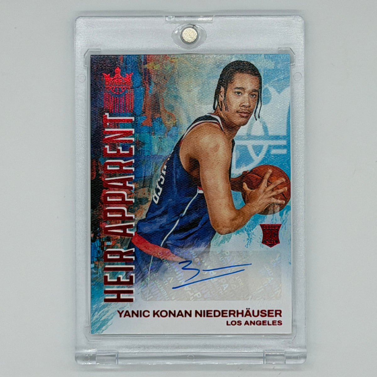 Yanic Konan-Niederhäuser Auto Basketball Panini 2025 Court Kings Heir Apparent /49