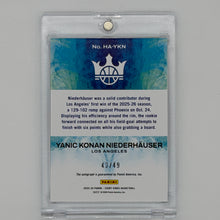 Yanic Konan-Niederhäuser Auto Basketball Panini 2025 Court Kings Heir Apparent /49