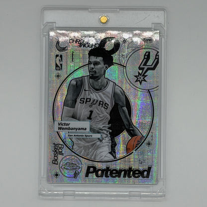 Victor Wembanyama SA Spurs NBA Basketball Topps 2025 Chrome Patented