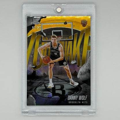 Danny Wolf Brooklyn Nets NBA Basketball Topps 2025 Chrome RC /50