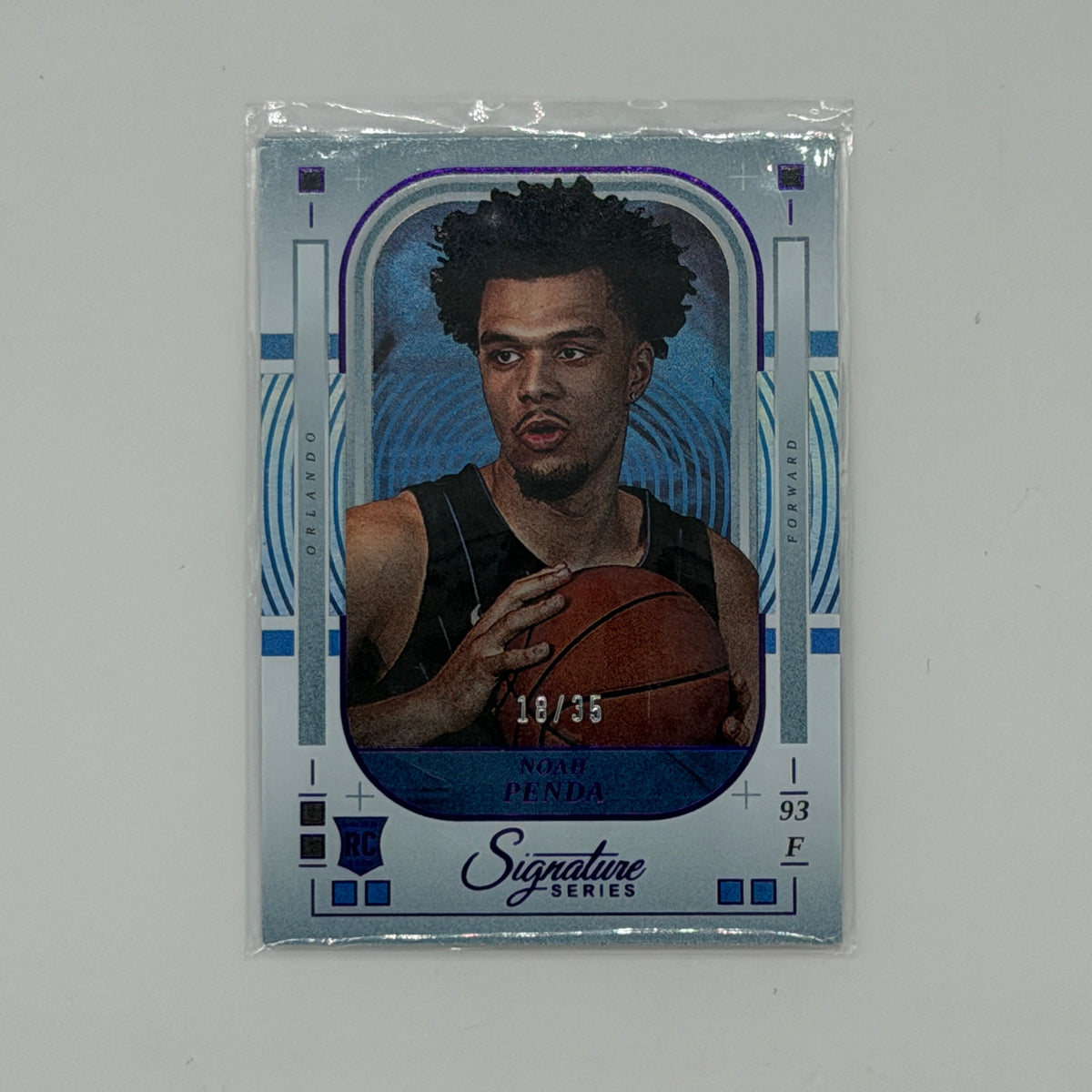 Noah Penda Orlando Magic NBA Basketball Panini 2025 Signature Series RC /35