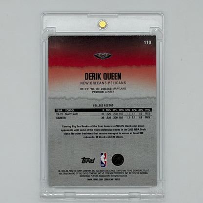 Derik Queen New Orleans Pelicans NBA Basketball Topps 2026 Signature Series