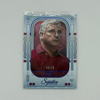 Bobby Knight Coach Basketball Panini 2025 Signature Series /49