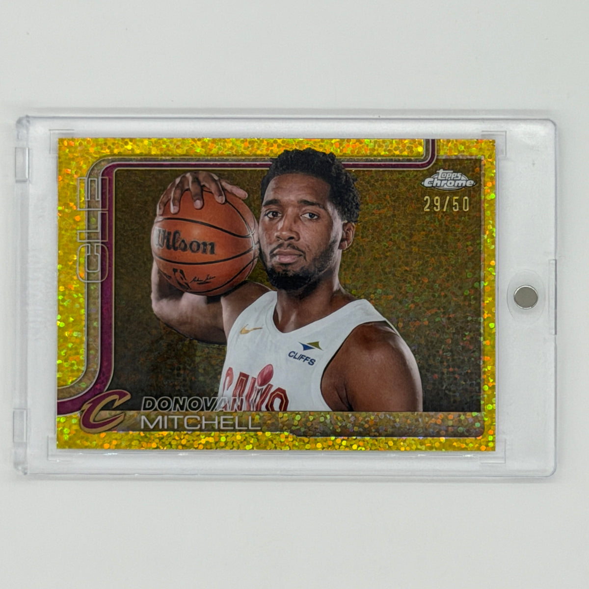 Donovan Mitchell Cleveland Cavaliers NBA Basketball Topps 2025 Chrome /50