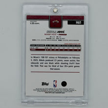 Nikola Jovic Miami Heat NBA Basketball Topps 2025 Holiday