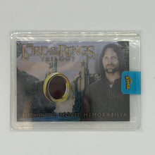 Aragorn Lord of the Rings Trilogy Topps 2003 Memorabilia